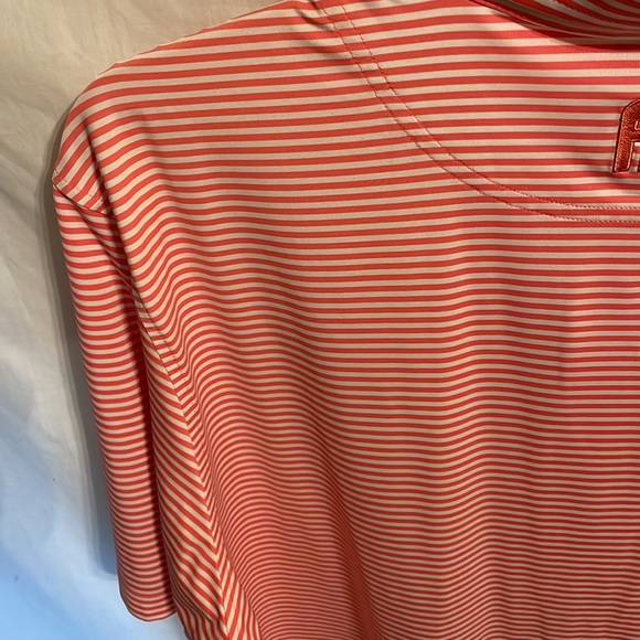 Footjoy Men’s Pink Striped Polo Sport Golf Shirt Size XL - Picture 11 of 12